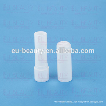 Frasco de bálsamo labial branco redondo de 5ml